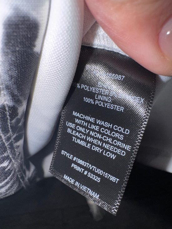 Stella & Julie- NWT Black & White Floral Sheath Dress Size 6 - Picture 10 of 14